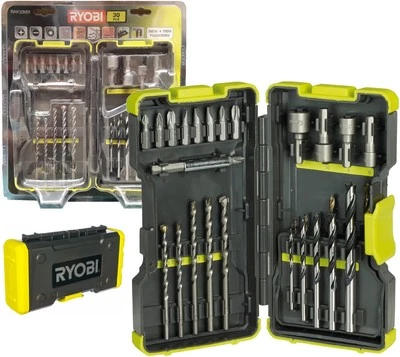 Ryobi Bit- und Bohrer-Set mit magnetischer Bithalter 30-tlg. RAK30MIX 5132002254 - Bild 1 von 4