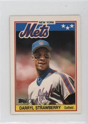 1988 Topps United Kingdom Minis Darryl Strawberry #76 - Image 1 of 2