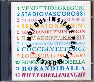 E NOI QUI INSIEME PER LA MUSICA V.ROSSI DALLA DE GREGORI COCCIANTE CD NUOVO 1993 - Imagen 1 de 1