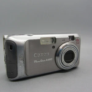 Canon Digital Camera PowerShot A460 5.0MP Silver Tested - Picture 1 of 9