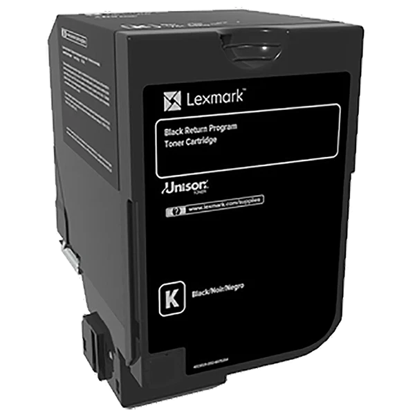 Lexmark 74C10K0 Black Return Program Toner Cartridge - Black