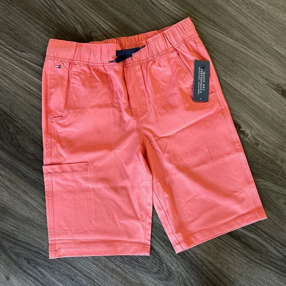 Tommy Hilfiger Bañador Secado Rápido Niño Talla Grande Coral Salmón NUEVO Foto 1 de 4