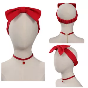 Collar Diadema Roja Dolores Madrigal Cosplay Accesorios Disfraz Mujeres - Imagen 1 de 10