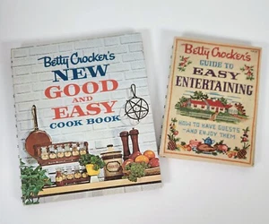 Betty Crocker's Good and Easy Cookbook and Easy Entertaining Vintage 1959 1962 - Imagen 1 de 11