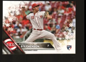 2016 Topps Holiday #HMW128 - Robert Stephenson RC - Cincinnati Reds 16-986 - Picture 1 of 2