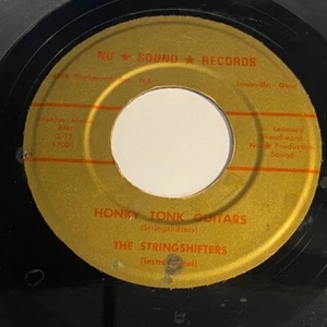 The Stringshifters / Andy Sommers: Honky Tonk Guitars 45 Garage Rockabilly Surf - Picture 1 of 2