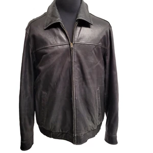 Men’s Covington Outerwear Leather Jacket (L) Brown See Description for More! - Picture 1 of 10