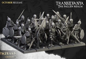 Espadachines Guerreros Esqueletos No Muertos, Juegos de Guerra de Mesa Fantasía RPG D&D Miniatura - Imagen 1 de 13