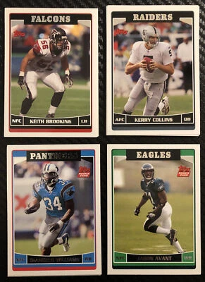 2006 Topps Football Cards Singles You Pick - Image 1 of 2