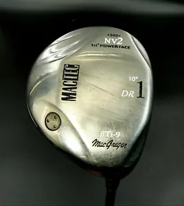 MacGregor MacTec NV2 BTi-9 10° Driver Senior Graphite Shaft Perfect Pro Grip - Picture 1 of 5