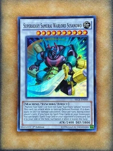 Yugioh Superheavy Samurai Warlord Susanowo SECE-EN048 Super Rare 1st Ed NM - Picture 1 of 1