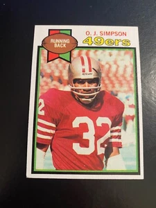 Topps Football 1979 #170 OJ ¡SIMPSON!! ¡SIN PRECIO BASE! $1 ENVÍO!¡! - Imagen 1 de 2