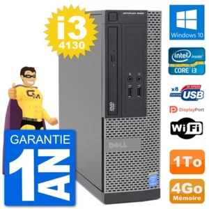 PC Dell Optiplex 3020 SFF i3-4130 RAM 4Go Festplatte 1To Windows 10 Wifi - Bild 1 von 3