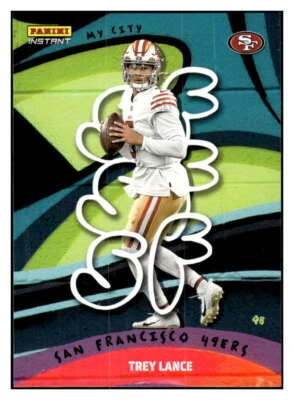 TREY LANCE 2022 Panini Instant My City /1860 #28 49ers NFL  ID:50729 - Image 1 of 2