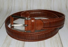 Tommy Bahama Brown Leather Belt Size 36