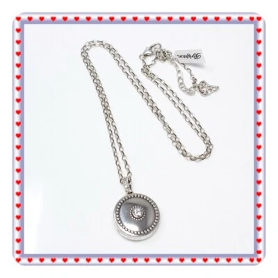 Collar colgante Brighton Twinkle Locket plata cristal LEER Foto 1 de 4