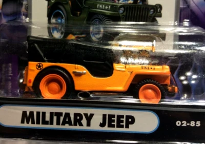 MUSCLE MACHINES  MILITARY JEEP VEHICLE   BLOWER 1/64 SCALE  --  JEEP   - Image 1 of 3