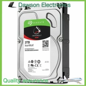 ST3000VN007 Seagate IronWolf 3TB NAS 3.5" SATA 5900RPM Hard Disk Drive - Picture 1 of 4