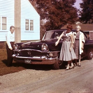 1956 Packard Clipper Deluxe 6×6 Mittelformat Farbdias 4 Stück - Bild 1 von 8