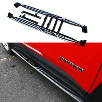 Barras Nerf con peldaños laterales de 2 piezas para Jeep Renegade 2015-2023 Foto 1 de 4