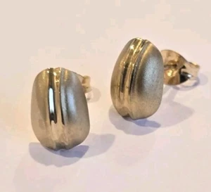 Ola Gorie 9ct Yellow Garbo Earrings Scottish Boxed - Picture 1 of 15