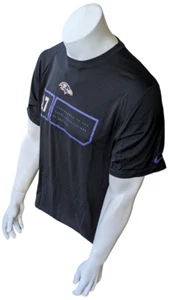 Camisa Negra Nike Dri-Fit Para Hombre Baltimore Ravens Ray Rice Ingeniería NFL - Imagen 1 de 3