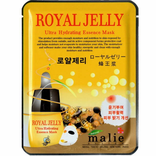 Malie Royal Jelly Ultra Hydrating Essence Mask - 10 Sheets