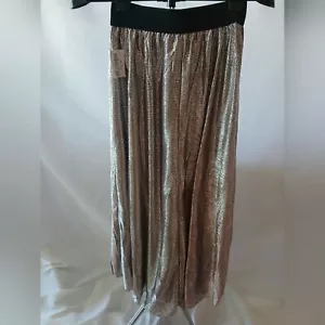 Lularoe Lucy Silver Midi A-Line Skirt NWT Size XS - Picture 1 of 4