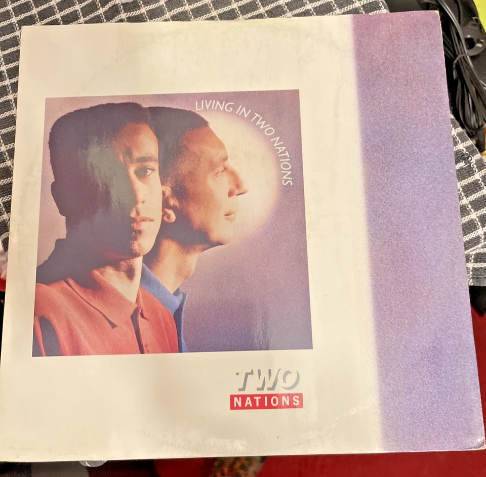 Two Nations - Living In Two Nations 12" Vinyl Record 1987 10 Records - Image 1 of 4