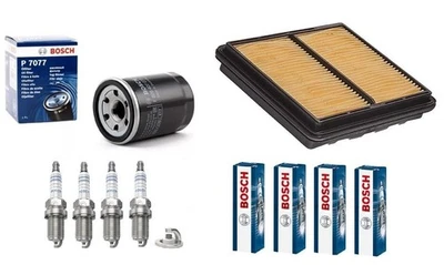Honda Service Kit For Civic MK IV V VI 16v Bosch Air Oil  Filter Spark Plugs - Image 1 of 4