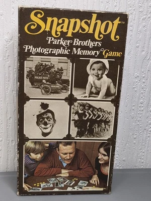 Snapshot Vintage Parker Brothers  Bros Card Memory Game 1972 No. 31186 Complete - Image 1 of 4