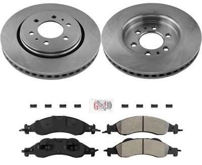Front Rotors & Brake Pads For Ford Expedition for Lincoln Navigator 2007-2009 - Image 1 of 4