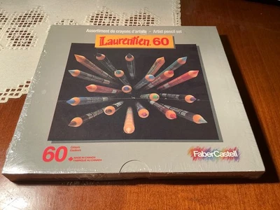 De colección 60 Lápices de Colores Laurentien Venus Canadá Crayones Faber Castell SELLADOS Foto 1 de 4