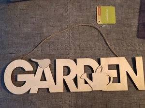 Garten Bastelschild 14 x 4 Zoll - Bild 1 von 1