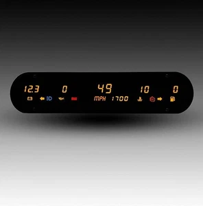 INTELLITRONIX Calibre 5 Universal Digital Calibre Cluster Ámbar/Naranja LED DP10001O - Imagen 1 de 10