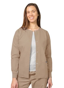 Adar Women Medical Nursing Workwear Uniform Long Sleeve Warm Up Scrub Jacket - Picture 1 of 140