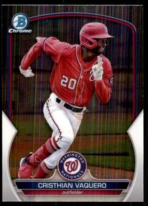 2023 Bowman Chrome Prospects Cristhian Vaquero Washington Nationals #BCP-54 - Picture 1 of 2