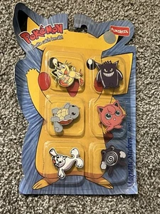 Nintendo Hasbro 2004 Pokemon Funskool Magnets set Sealed Gengar Meowth Squirtle - Picture 1 of 5