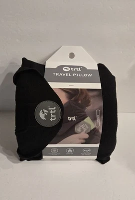 trtl Pillow - Super Soft Neck Support Travel Pillow for Sleeping. Black - Image 1 of 4