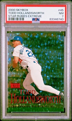 TODD HOLLANDSWORTH 2000 Skybox Star Rubies Extreme 46/50 PSA 7 (Pop 1:0 superior) Foto 1 de 3