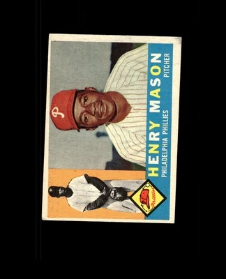 1960 Topps 331 Henry Mason RC VG #D1,447345 - Image 1 of 2