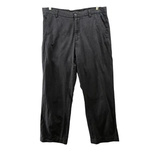 Banana Republic Dawson Pants Mens 36x30-30.5 Dark Gray Mini Houndstooth Straight - Foto 1 di 10