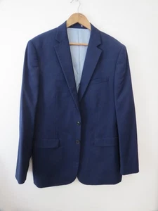 Charles Tyrwhitt Navy Blue Suit 42 Long Wool 2 Piece London Classic Fit Jermyn.. - Picture 1 of 17