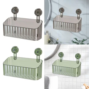 Duschkorb mit Saugnapf, Wandmontage, Aufbewahrungsregal für Badezimmer, - Picture 1 of 11