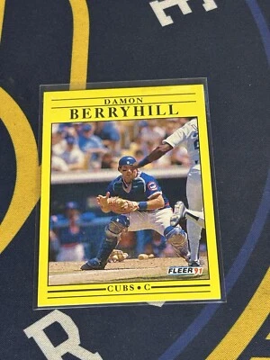 1991 Fleer #414 Damon Berryhill - NM - Image 1 of 2