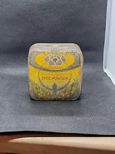 SCARCE 1920S ART DECO HOLMAN'S TRAILING ARBUTUS FACE POWDER TIN CHICAGO📦 - Picture 1 of 11