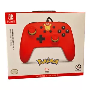 PowerA Wired Controller Pikachu Rot (Switch, NEU) Pokemon NEU - Bild 1 von 3