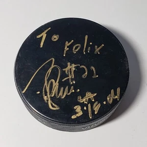 Ian Laperriere Autographed Signed Auto LA Kings Official NHL Game Puck IN PERSON - Picture 1 of 2
