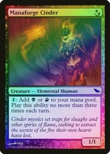 Manaforge Cinder FOIL Shadowmoor HEAVILY PLD Black Red Common MTG CARD ABUGames