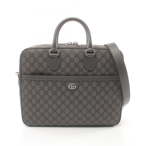 Borsa a tracolla Gucci Ophidia GG Supreme Medium 792116FACJT1244 Grigio NUOVA Uomo
